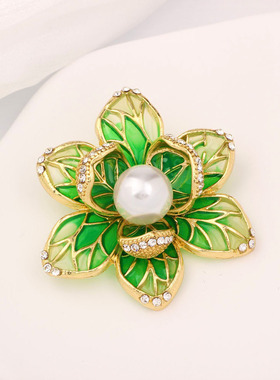 XKDDCT新款感珐琅花朵昆虫动物大众胸针饰品小时尚别针高级百搭水