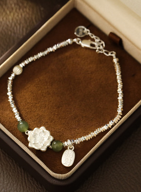 XKDDCT小招财新中式好运莲莲手链