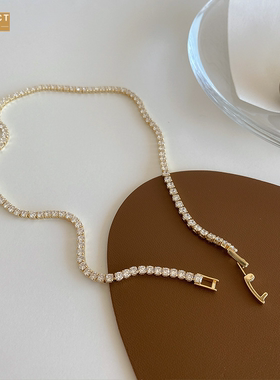 XKDDCT冷淡钻女复古简约气质颈链