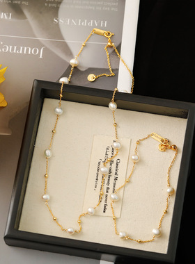 XKDDCT满天星巴洛克淡水珍珠项链