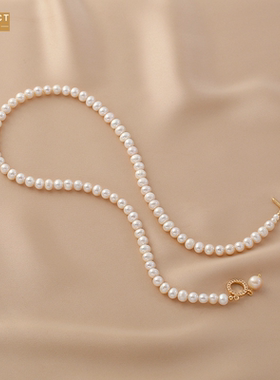 XKDDCT新款简约淡水项链女款OT