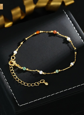 XKDDCT彩色石小众设计感复古百搭