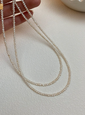 XKDDCT225mm高品质无暇珍珠项链