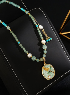 XKDDCT新款2025新中式复古滴釉花