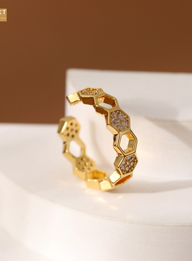 XKDDCT新款时尚小众开口六边形