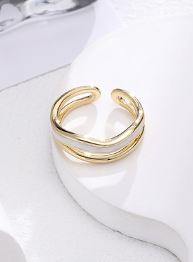 XKDDCT新款个性气质双层珐琅珠