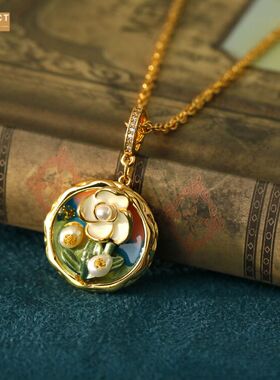 XKDDCT法式气质小新真金电镀油画