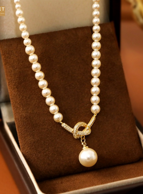 XKDDCT轻奢高级感微镶锆石打结珍