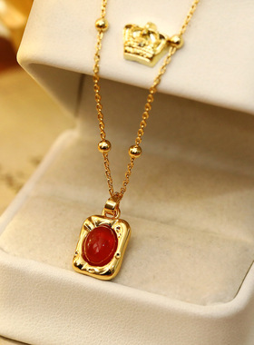 XKDDCT欧美复古不规则纹理虎眼石