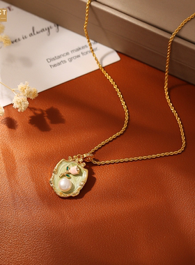 XKDDCT淡水珍珠莫奈花园项链风轻
