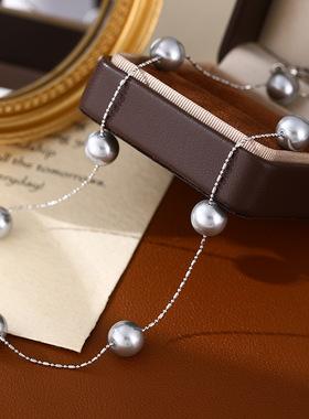 XKDDCT爆款简约珍珠项链配饰女士