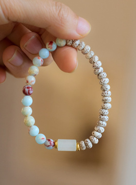 XKDDCT寺庙同款天然6MM寿山石手