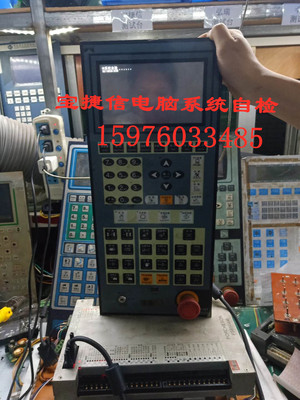 维修注塑机宝捷信电脑PORCHESON PS660AM主机面板 KC118T系统自检