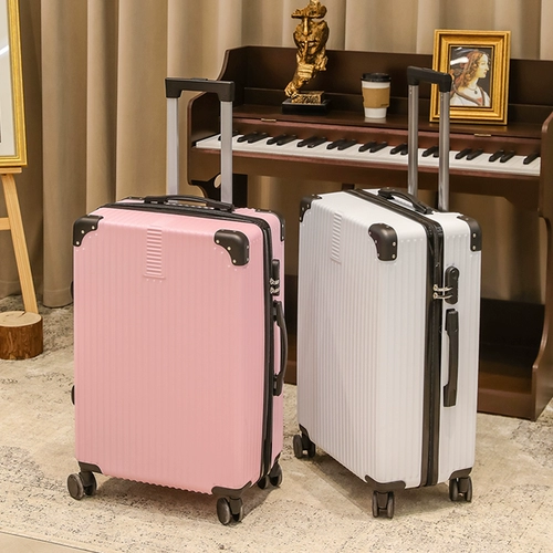 Ретро чемодан с молнией для путешествий, коллекция 2021, 24 дюймов, 20 дюймов