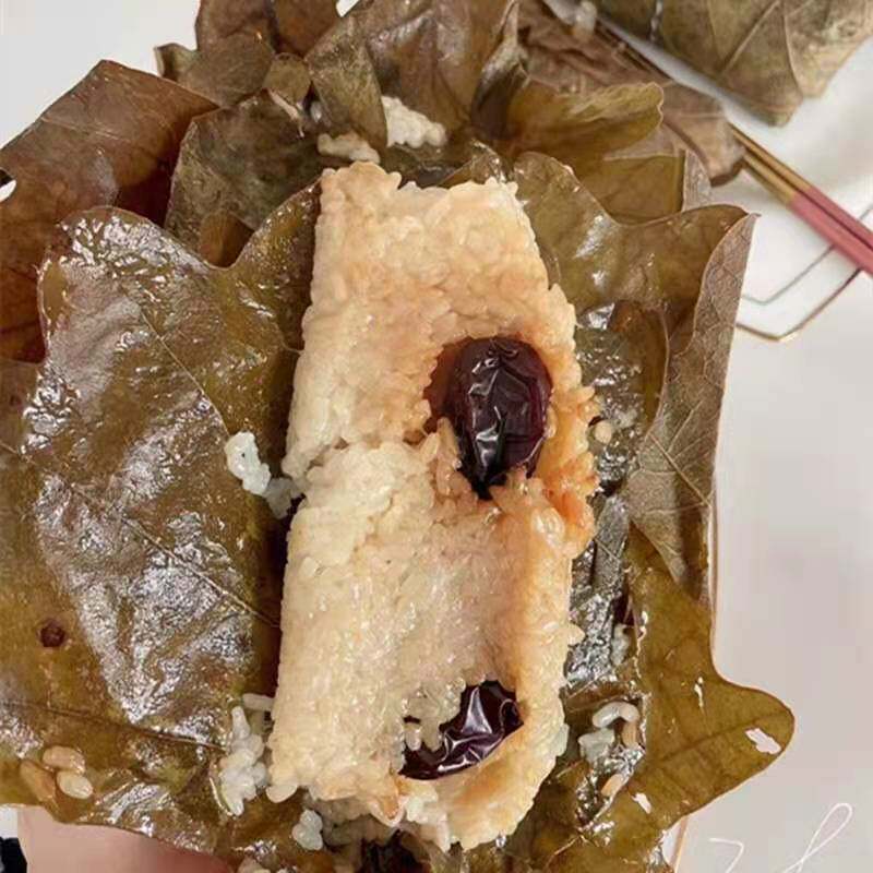 山东五莲粽子手工新鲜糯米蜜枣粽黄米粽槲叶板栗粽菠萝叶粽10个