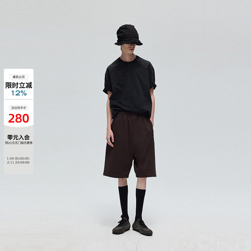 DECESOLO 25SS日式复古百搭五分大口袋休闲短裤底裆运动短裤男夏,男装,短裤,淘宝优惠券,粉丝福利购,淘宝优惠卷