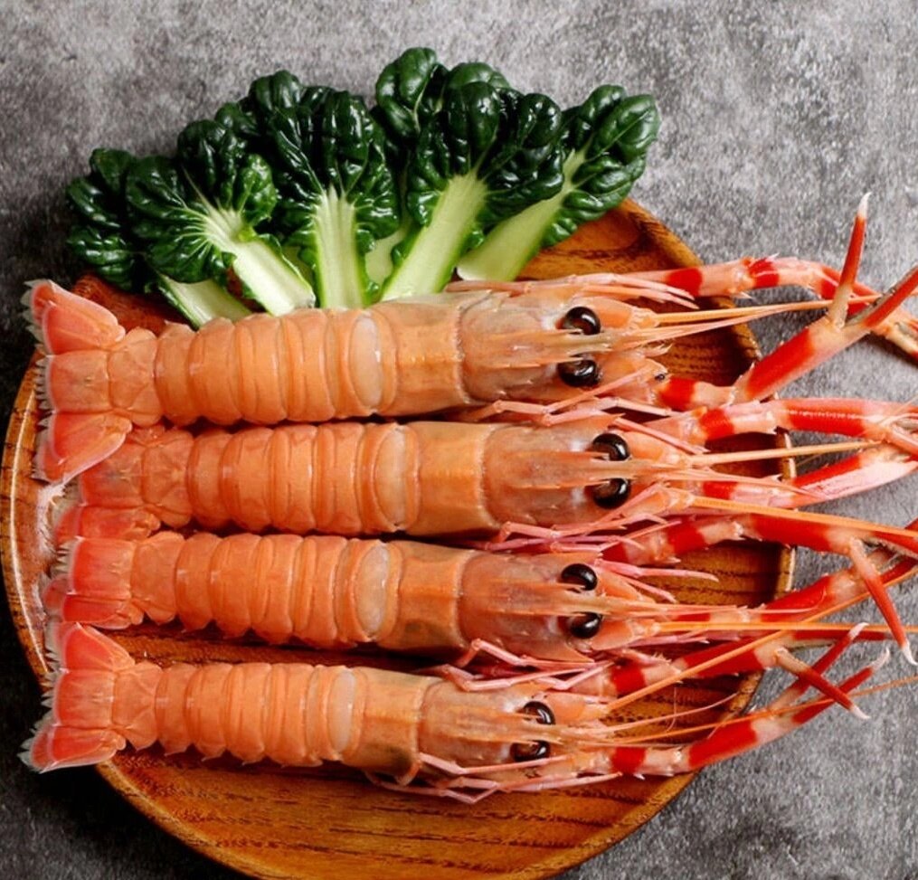 现货(xl号]大规格刺身级别,东海野生鳌虾  送芥末酱油