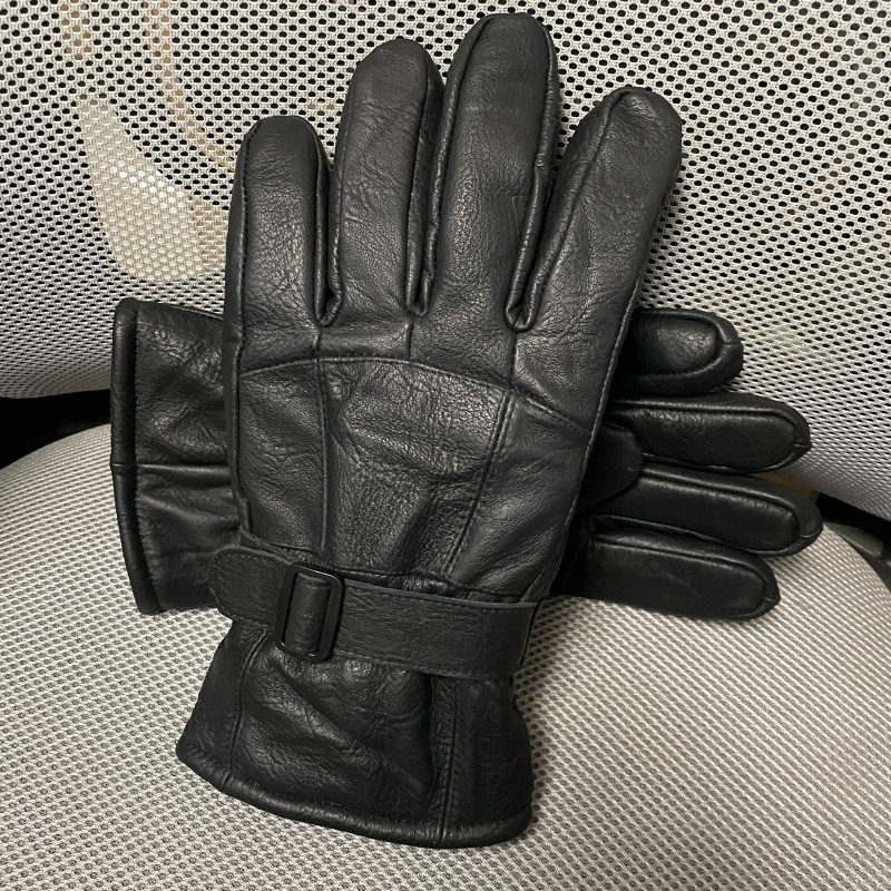 加厚真皮手套男士羊皮加绒保暖骑行摩托车防风防寒加长冬季东北款