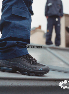 耀许自主Corteiz x Max 95联名伦敦街头复古气垫运动男女款休闲鞋