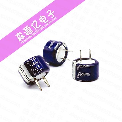 美国POWERSTOR KR-5R5C104-R 超级电容器 5.5V0.1F 法拉电容 C型