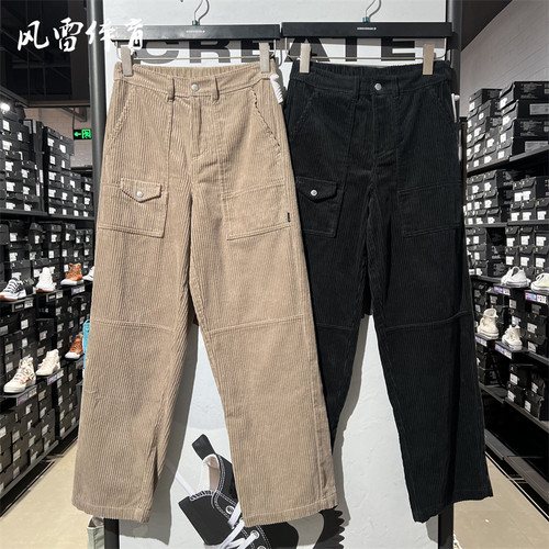 【风雷】CONVERSE匡威秋冬拼接感灯芯绒潮工装风长裤女子10027245