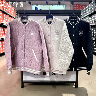 【风雷】匡威夹棉棒球服夹克星星绗缝外套女子logo刺绣10025223