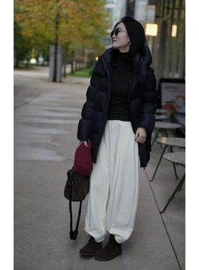 0106-13捡漏款~不退换哦~高腰加绒阔腿女裤~只有45件