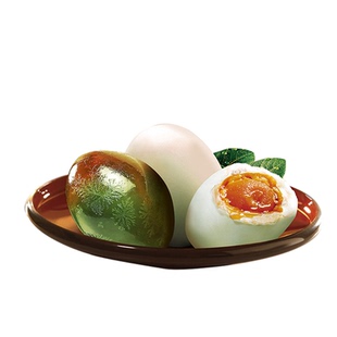 梅香散装咸鸭蛋10枚+皮蛋10枚组合装 麻鸭蛋咸蛋盐蛋 松花蛋1.3kg