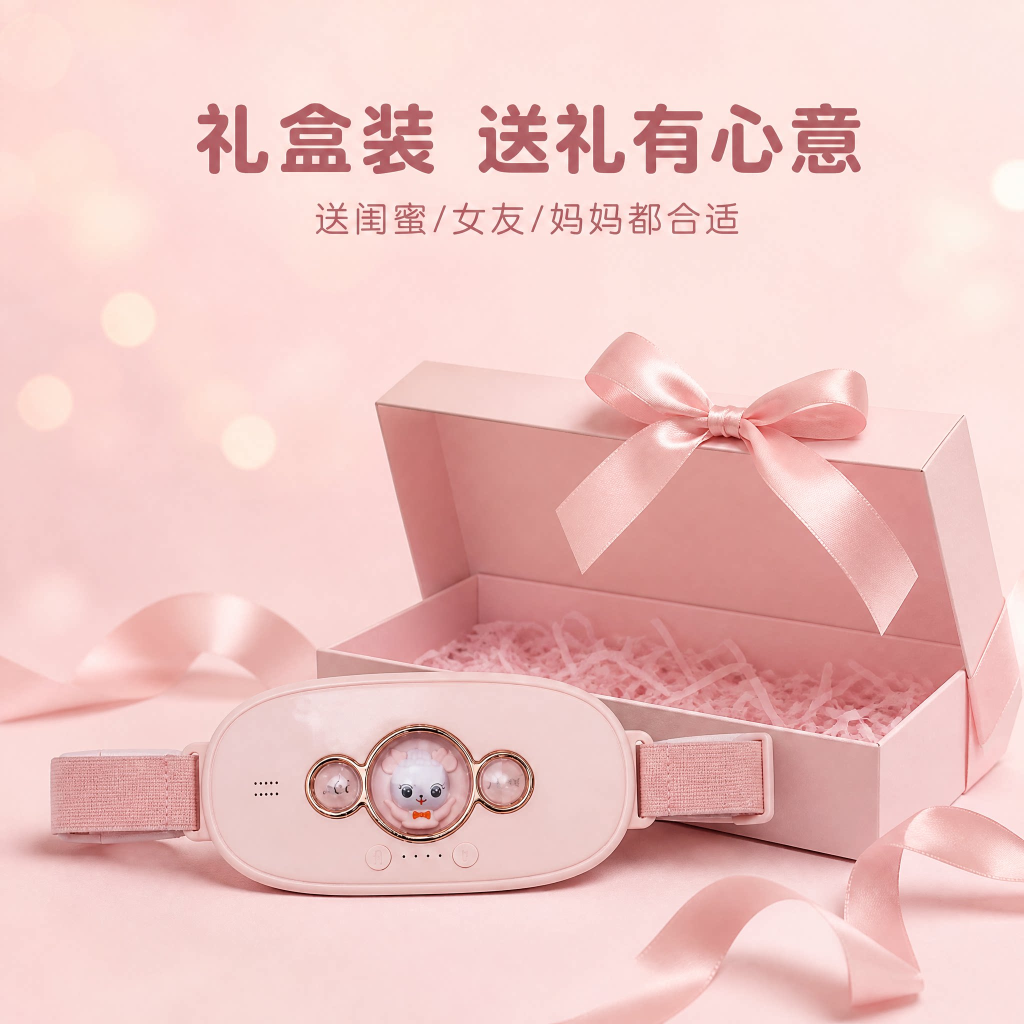 暖宫热敷腰部按摩带痛经神器