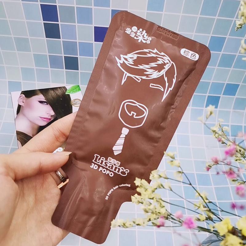 台湾原装进口藜莎梛3D泡泡POPO升级版遮白发老年人染泡沫染膏袋装|msdalam kategori Penjagaan rambut/rambut palsu, perm rambut, krim rambut - dari Buy2taobao.com untuk memberikan perkhidmatan ejen Taobao profesional membeli