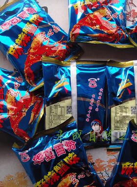 方便面麻辣蟹味河南袋装华夏百分