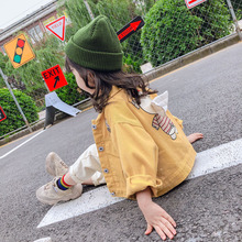 婴儿洋气3岁网红女童装 女宝宝春秋2牛仔外套2019年新款 小童1秋季