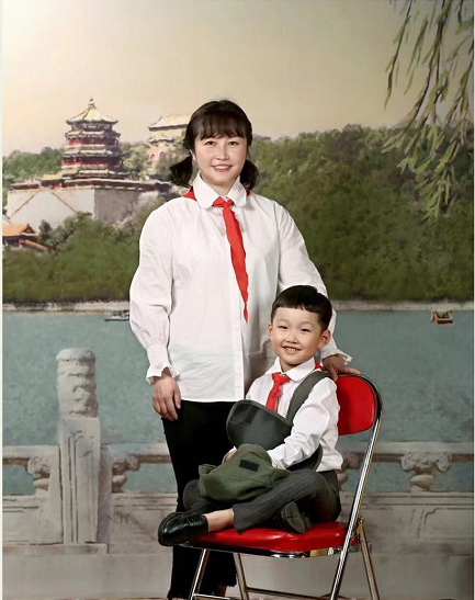 年代感老式公园背景布加厚无缝