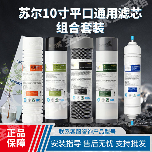 苏尔滤芯PP棉10寸平口CTO烧结炭