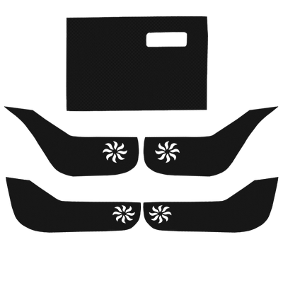 适用揽胜星脉汽车副驾驶防踢垫贴