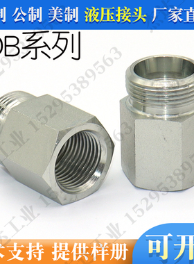 5DB公制外螺纹卡套接头/转英管内螺纹油管压力表GAI接头油管接头