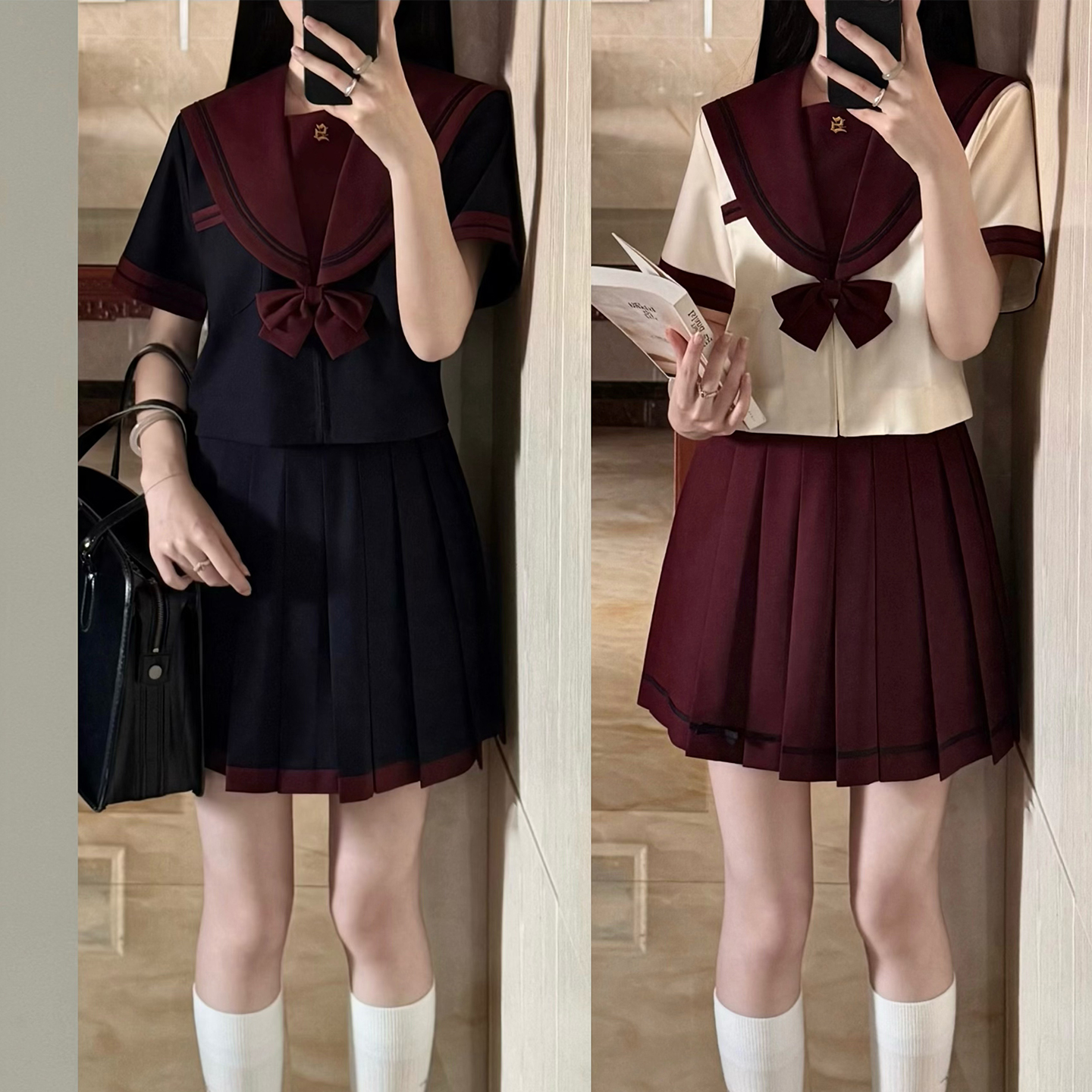 月野家红茶礼圣诞氛围感水手服