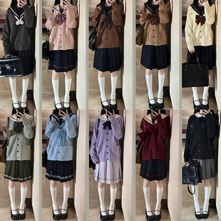 JK针织衫 原创十色毛衣早春保暖百搭学院风日系开衫 月野HOUSE