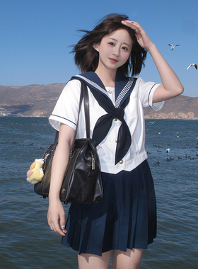 【月野HOUSE】*云墨*夏日感双子水手服原创自制特殊色夏服