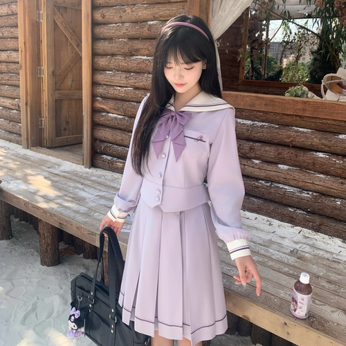 月野家堇时雪JK水手服