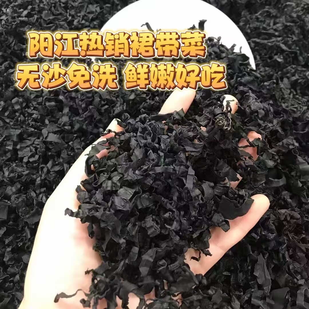 阳江裙带菜干货 无沙免洗特级海木耳煲汤海白菜嫩芽螺旋藻海带苗