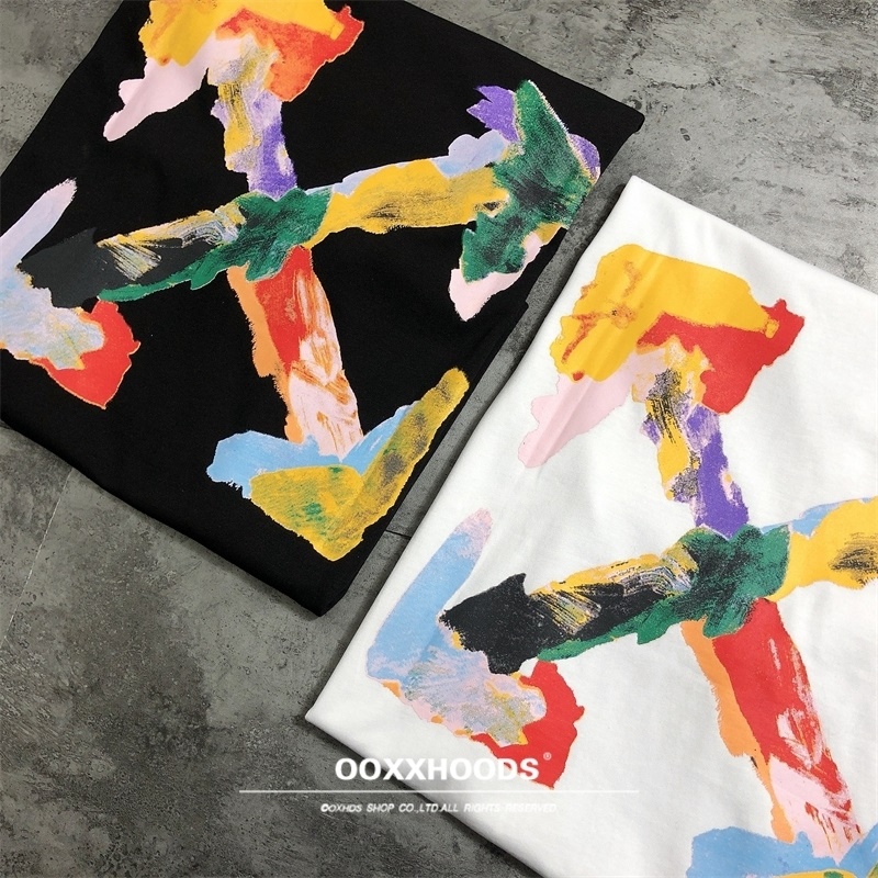 oversize箭头宽松几何图案