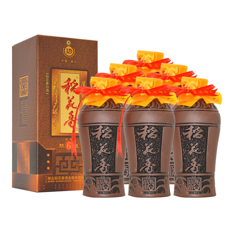 稻花香酒陈酿652度礼盒装白酒图片