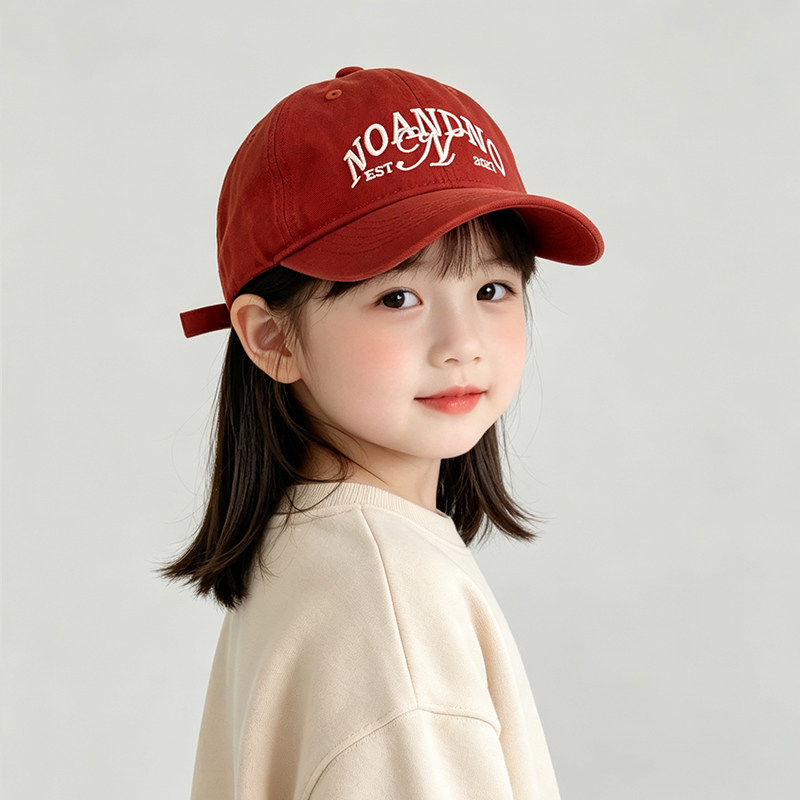儿童帽子春秋季宝宝鸭舌帽男童女童遮阳防晒夏季薄款小孩棒球帽潮