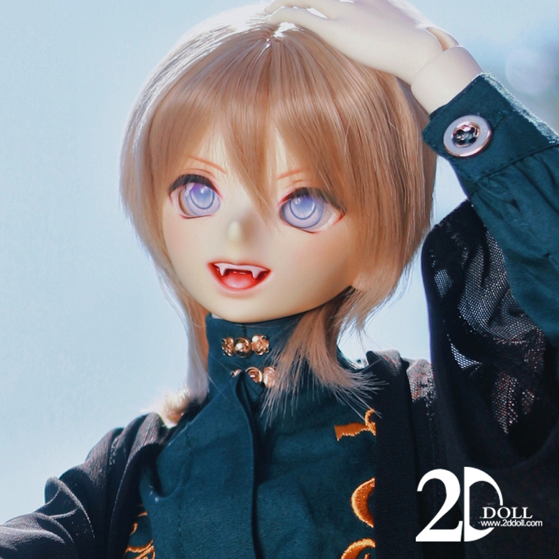 男娃龙晨63cm原创卡通脸树脂