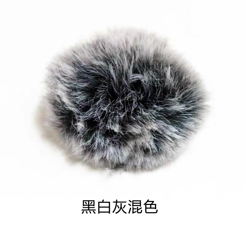 适用得胜扩音器E126毛毛套头戴麦克风E188话筒毛咪罩小蜜蜂毛毛罩