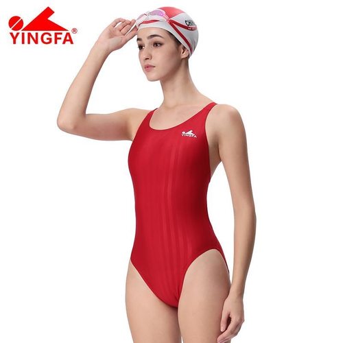 英发专业泳衣女训练比赛用