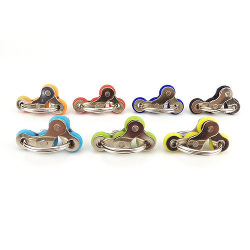 发泄减压链条玩具 Key Ring Fidget指尖钥匙环扣亚马逊