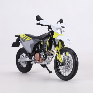 美驰图 1:12 2023 胡思瓦娜 Husqvarna 701 Supermoto 摩托车模型