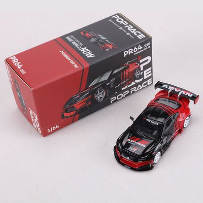 POPRACE 1:64丰田GR86火箭兔ZN8合金汽车模型